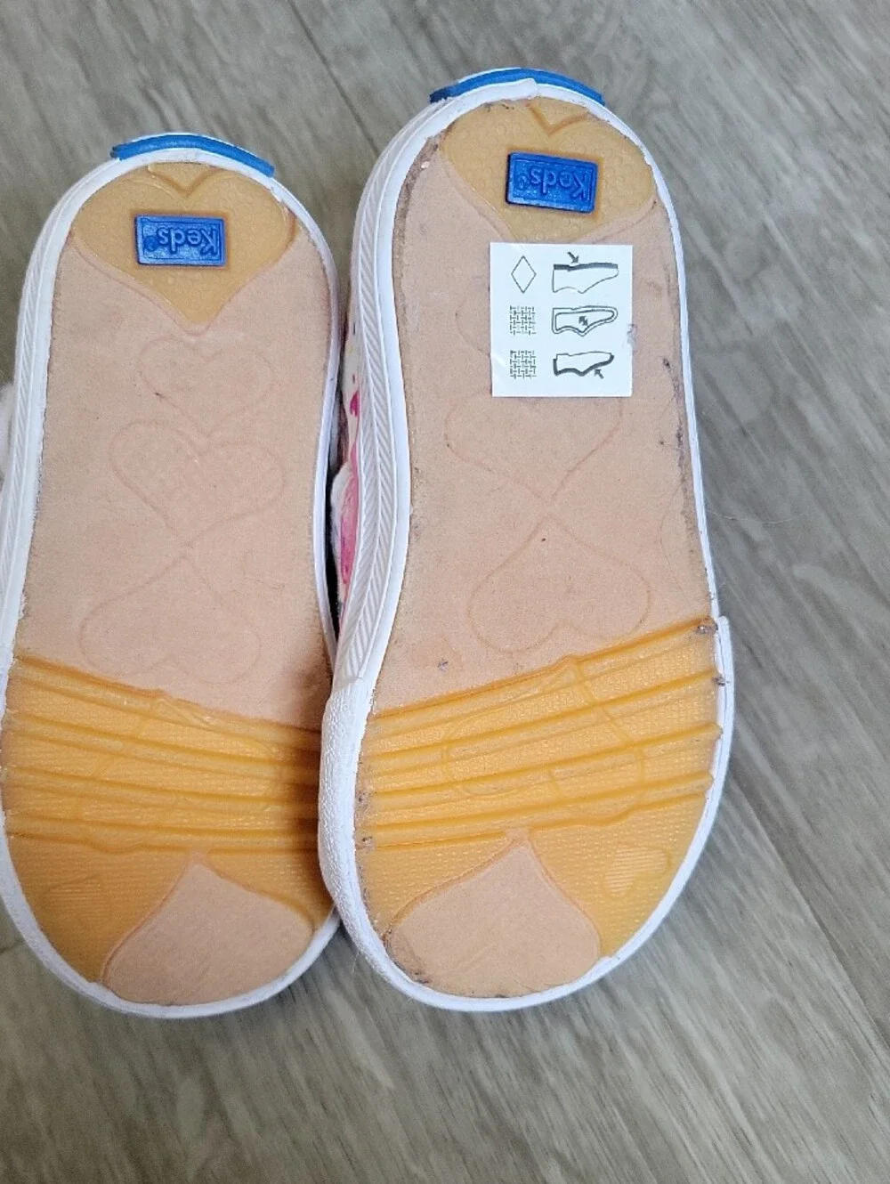 Keds Kids White & Pink Donut Print Mary Janes